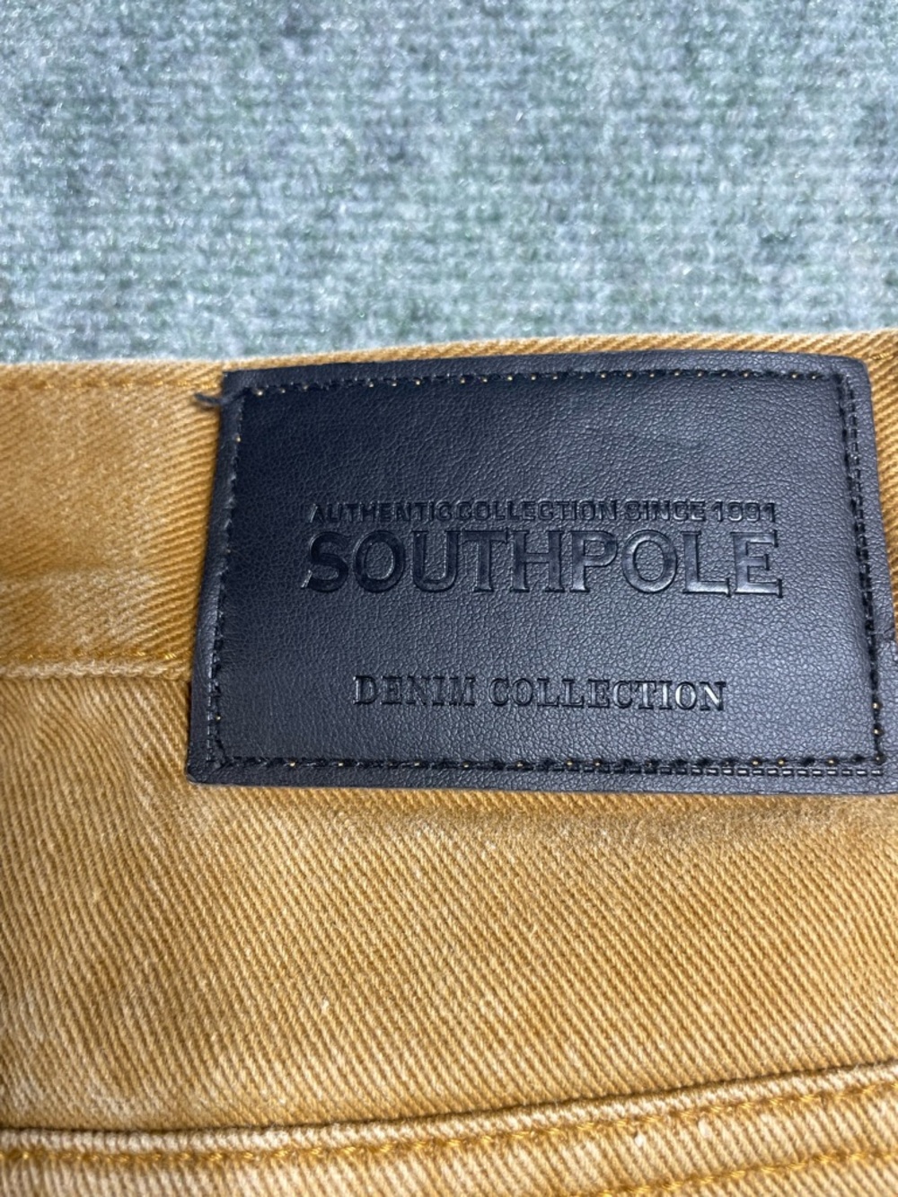 South‎ Pole Men's Tan Ribbed-Knee Chino Pants - Picture 9 of 14